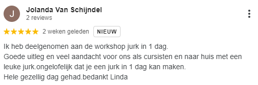 review - jurk in 1 dag live