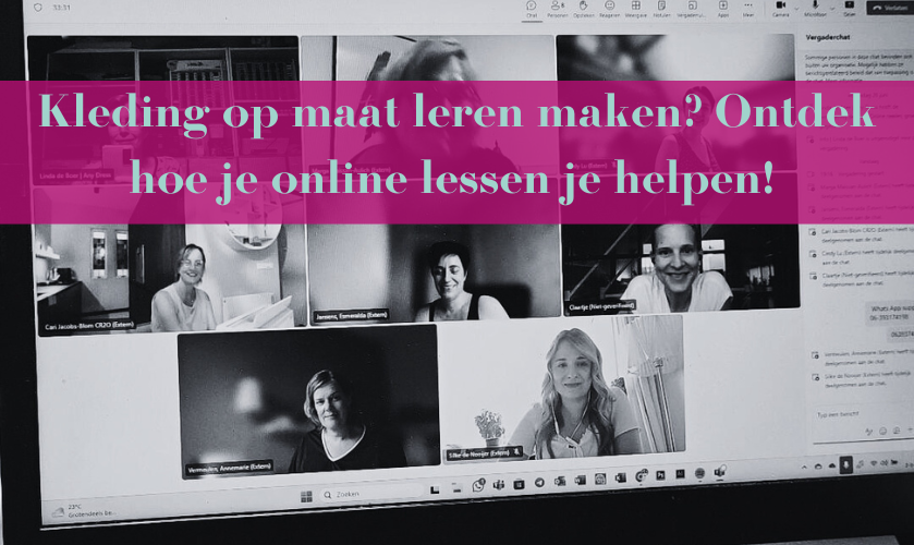 Blog Kleding op maat leren maken? Ontdek hoe je online lessen je helpen!