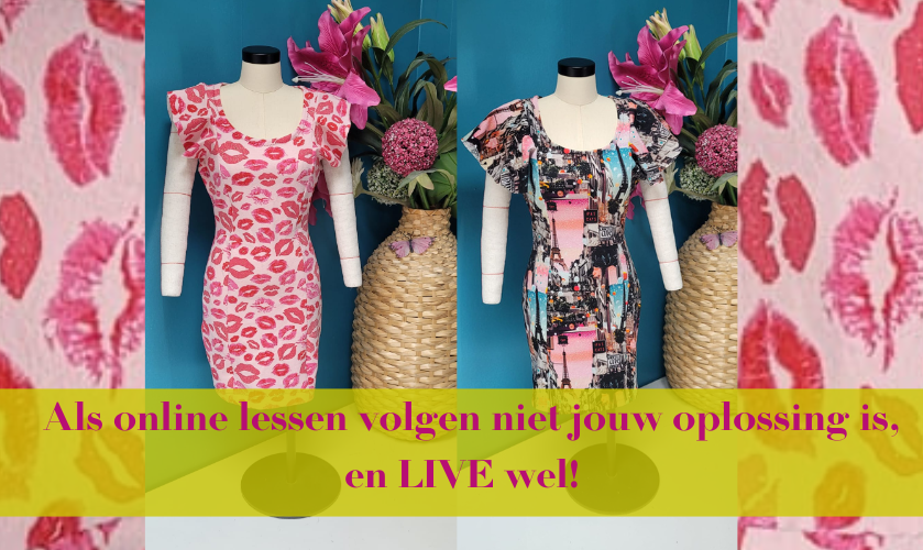 Jurk in 1 dag, 2 varianten op halve schaal